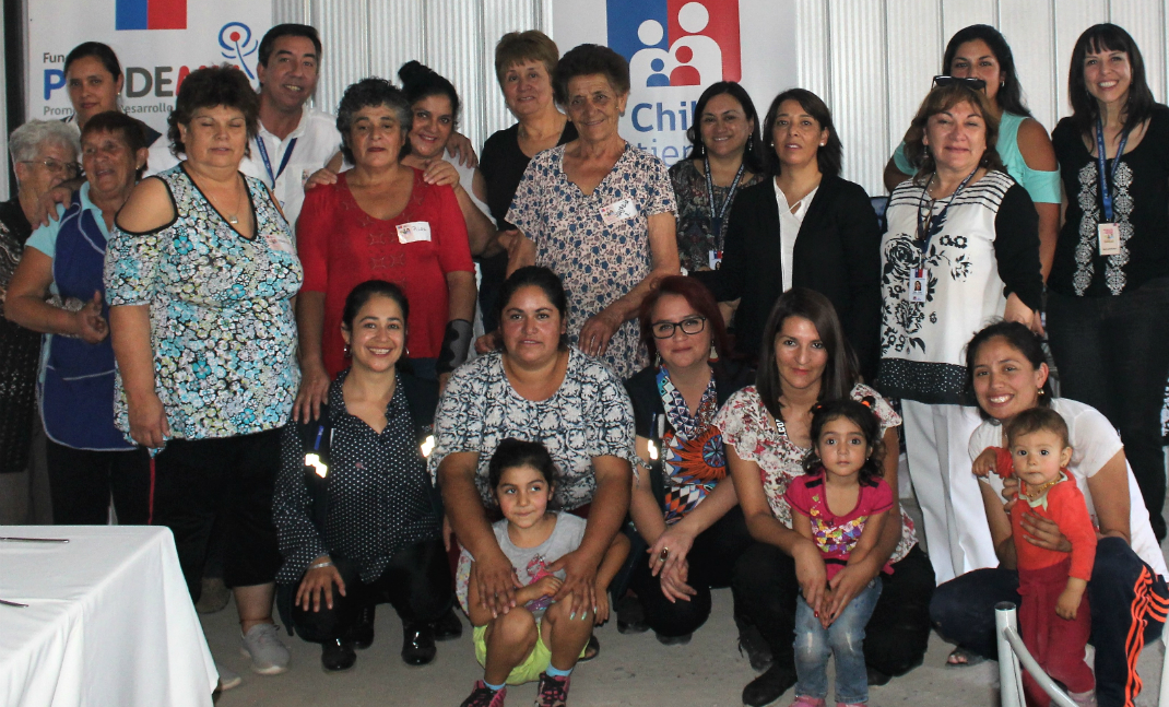 Participantes del Taller de Género en La Cumbre, de Tiltil