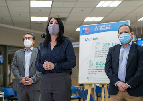 Autoridades anuncian pagos presenciales Bono Covid