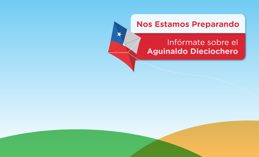 Texto "Aguinaldo dieciochero 2021"