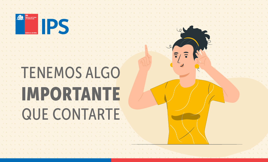 la imagen dice: tenemos algo importante que contarte