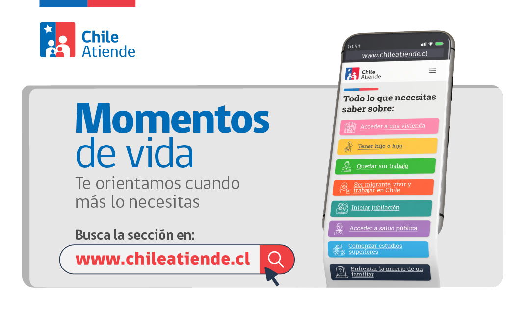 Imagen de celular con texto Momentos de Vida.